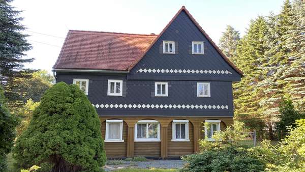 Seitenansicht Seitenansicht - Einfamilienhaus in 02782 Seifhennersdorf mit 160m² kaufen