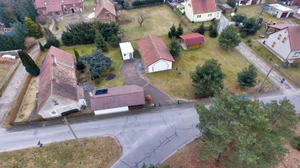Luftaufnahme - Einfamilienhaus in 02923 Hähnichen mit 110m² kaufen