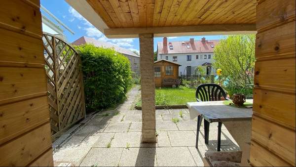 Gartenzugang - Reihenmittelhaus in 02708 Löbau mit 95m² kaufen