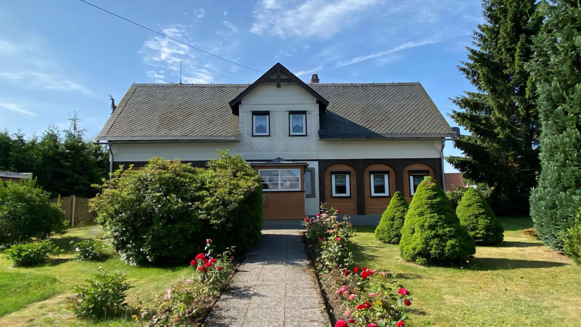 Frontansicht Frontansicht - Einfamilienhaus in 02727 Ebersbach-Neugersdorf mit 120m² kaufen