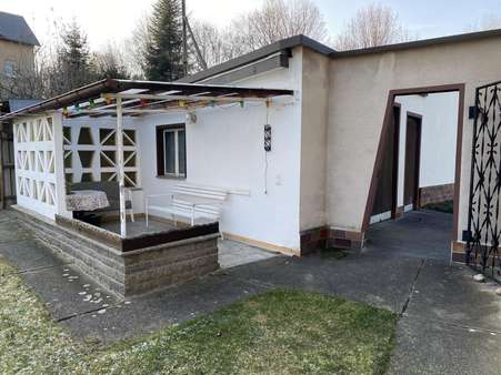 Sitzecke im Garten - Einfamilienhaus in 02708 Löbau mit 100m² kaufen