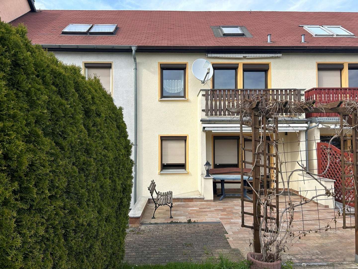 Rückansicht - Reihenmittelhaus in 02727 Ebersbach-Neugersdorf mit 130m² kaufen