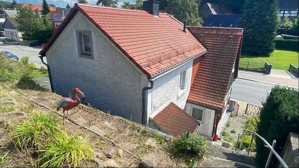 Rück- und Seitenansicht - Einfamilienhaus in 02730 Ebersbach-Neugersdorf mit 105m² kaufen