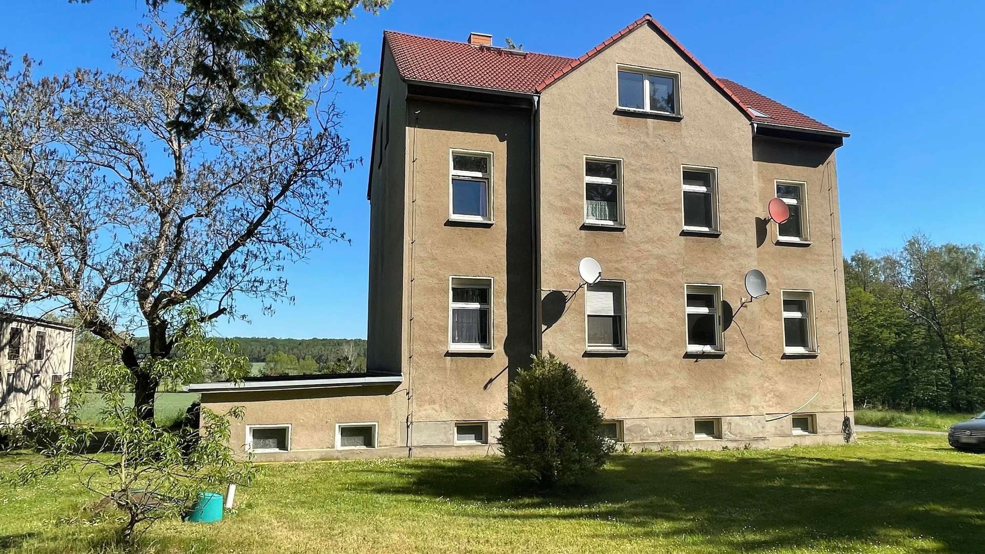 Rückansicht - Zweifamilienhaus in 01920 Oßling mit 270m² kaufen