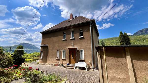 Frontansicht - Einfamilienhaus in 01824 Königstein mit 112m² kaufen