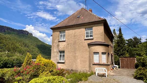 Hausansicht - Einfamilienhaus in 01824 Königstein mit 112m² kaufen
