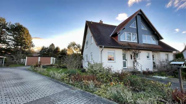 Außenansicht - Doppelhaushälfte in 01796 Struppen mit 96m² kaufen