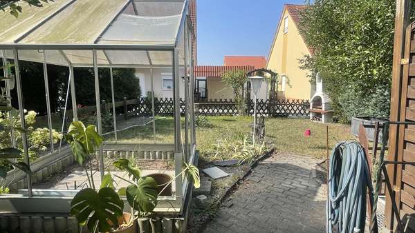 Garten  - Doppelhaushälfte in 02977 Hoyerswerda mit 113m² kaufen