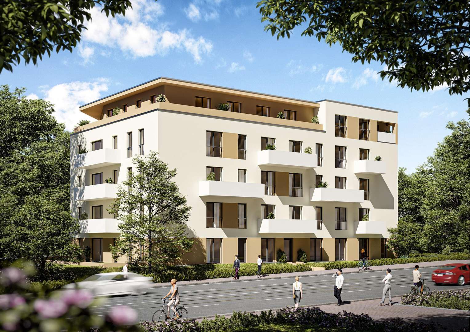 Außenvisualisierung Außenvisualisierung - Erdgeschosswohnung in 01217 Dresden mit 45m² kaufen