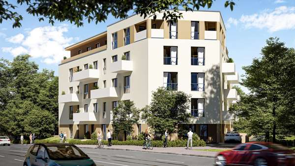 Außenvisualisierung Außenvisualisierung - Etagenwohnung in 01217 Dresden mit 55m² kaufen