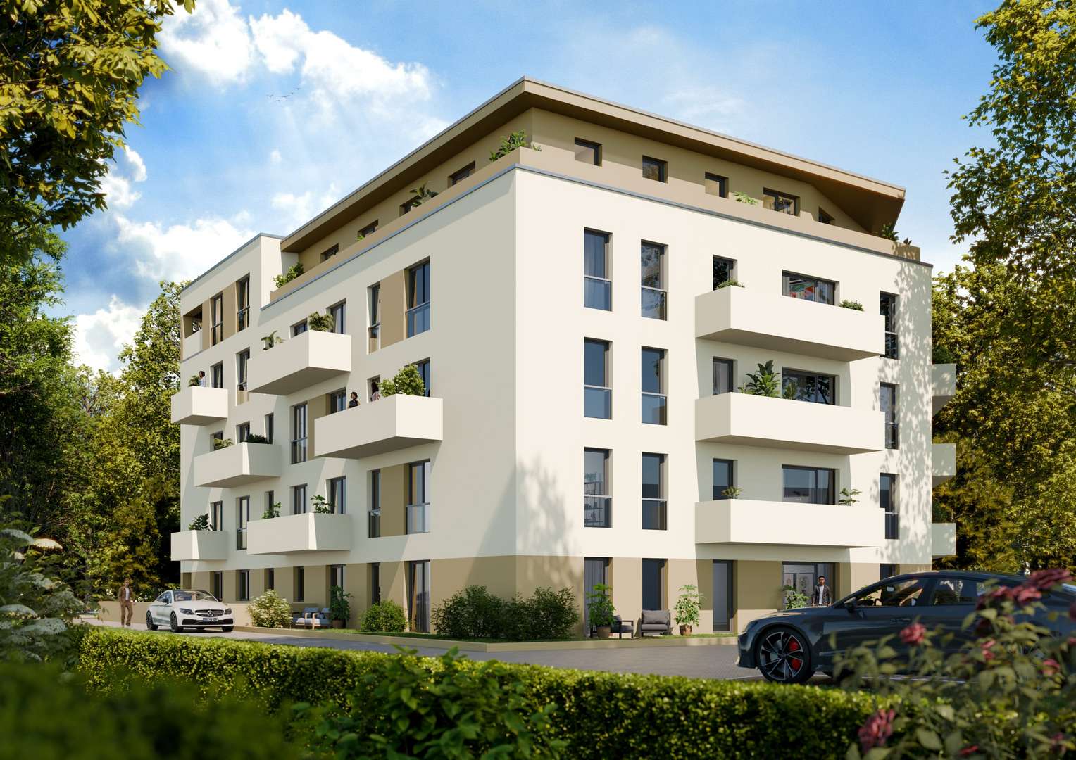 Außenvisualisierung Außenvisualisierung - Etagenwohnung in 01217 Dresden mit 55m² kaufen