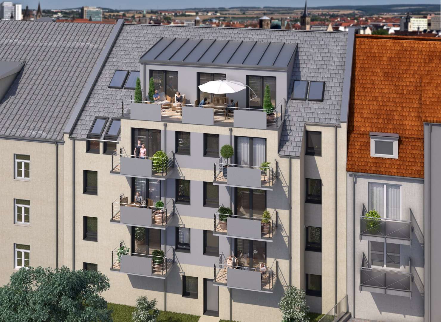 Außenvisualisierung - Etagenwohnung in 01279 Dresden mit 97m² kaufen