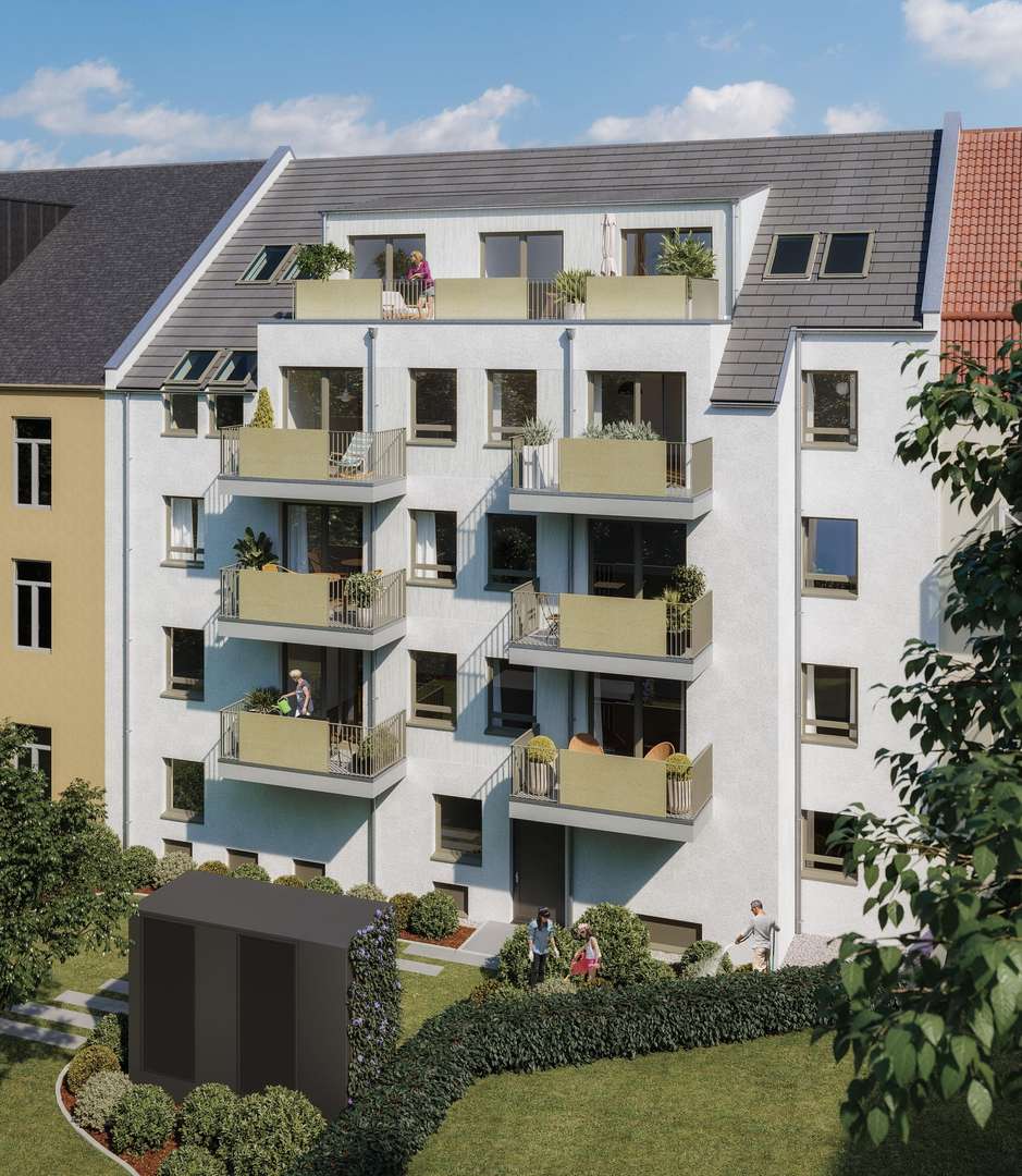 Außenvisualisierung - Etagenwohnung in 01279 Dresden mit 94m² kaufen