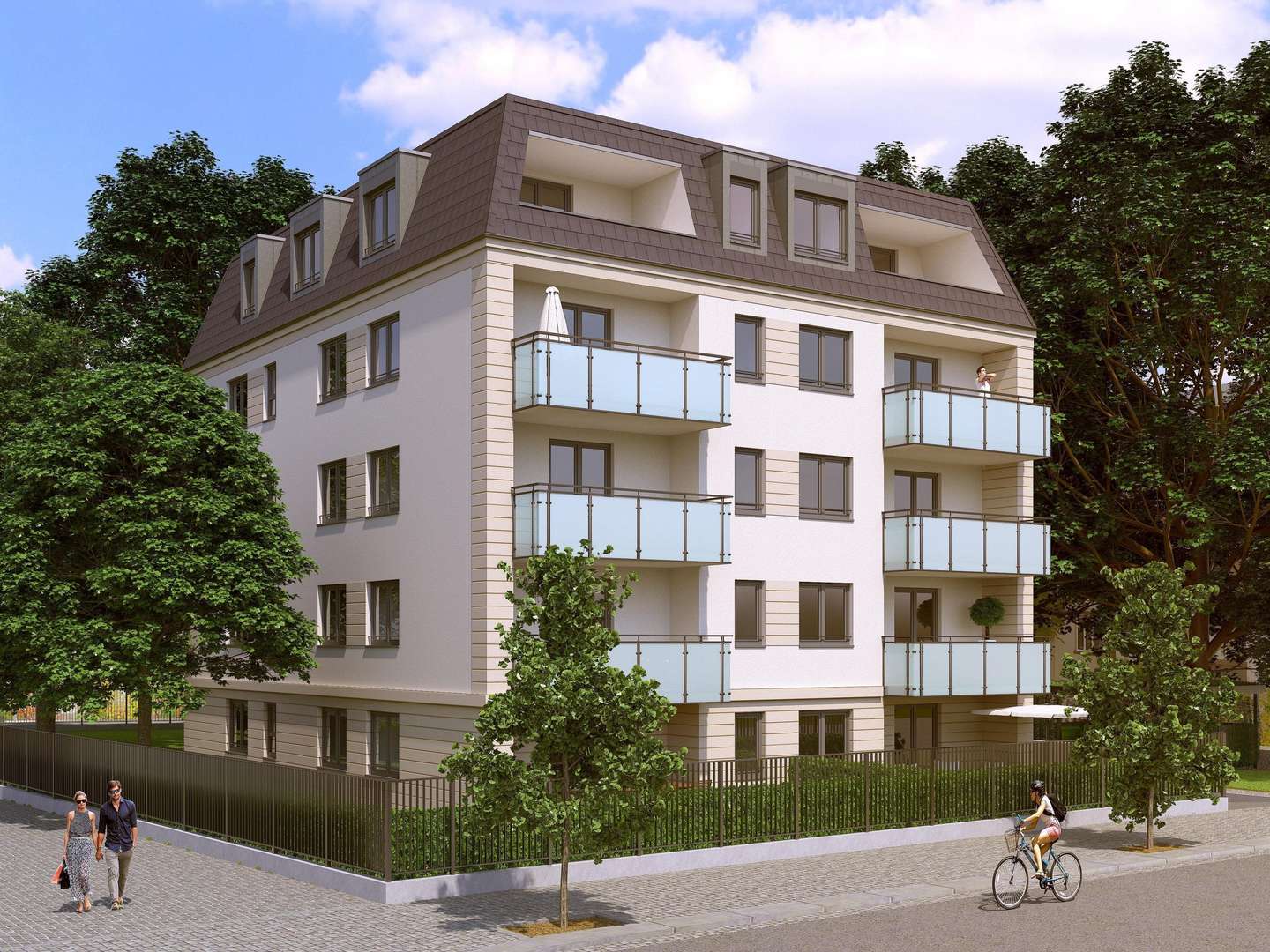 Unverbindliche Außenvisualisierung - Erdgeschosswohnung in 01309 Dresden mit 108m² kaufen