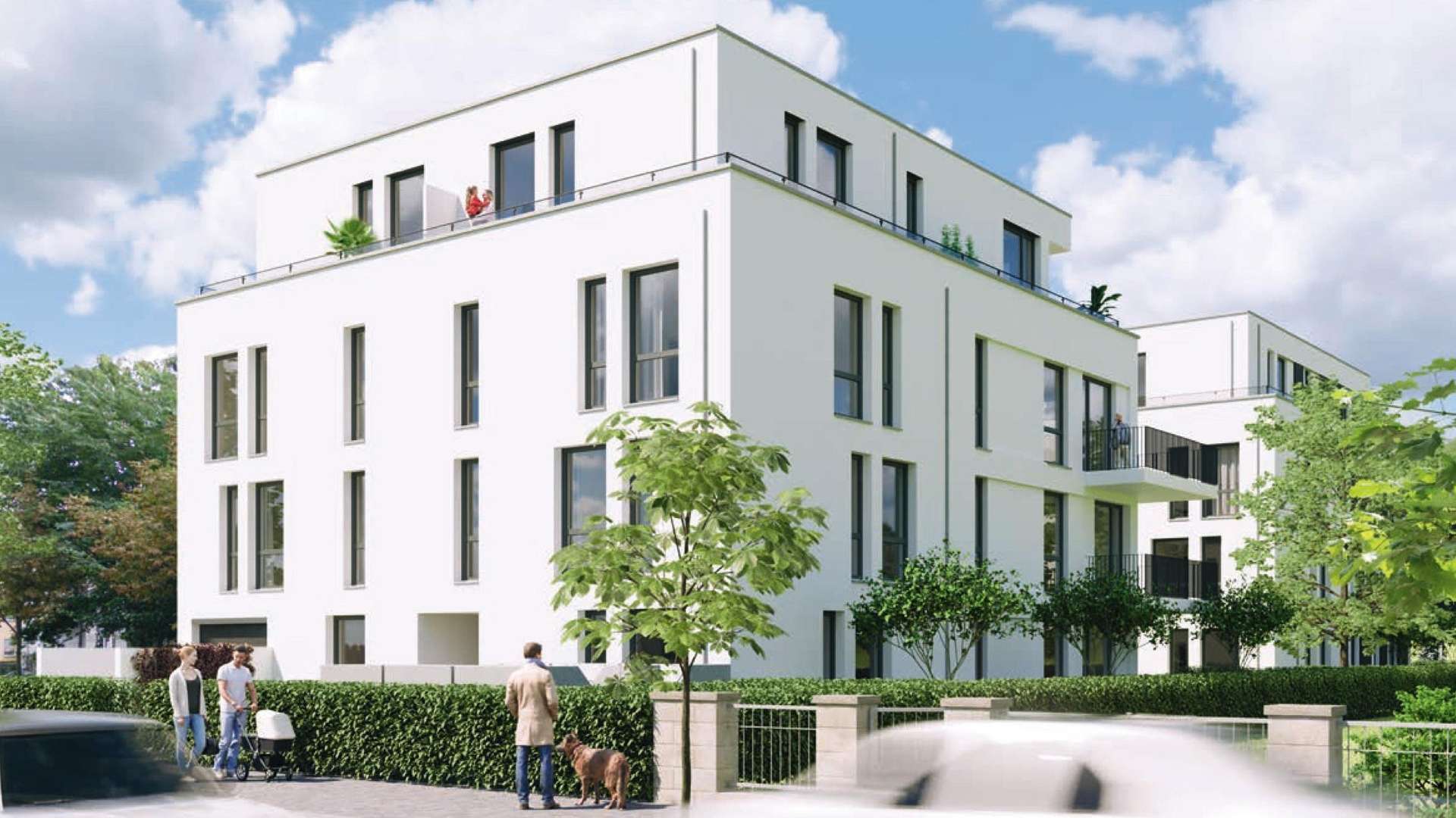 Außenvisualisierung - Erdgeschosswohnung in 01219 Dresden mit 92m² kaufen