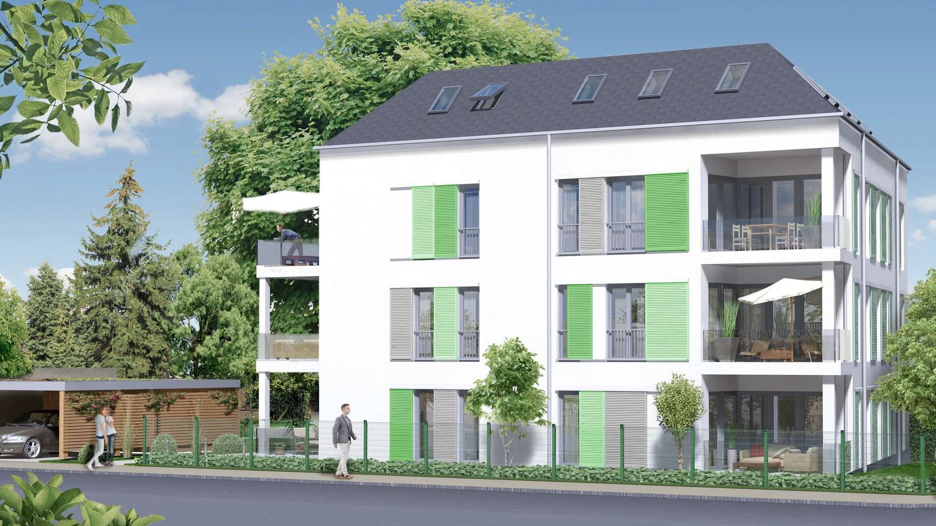 Außenvisualisierung - Etagenwohnung in 01157 Dresden mit 67m² kaufen