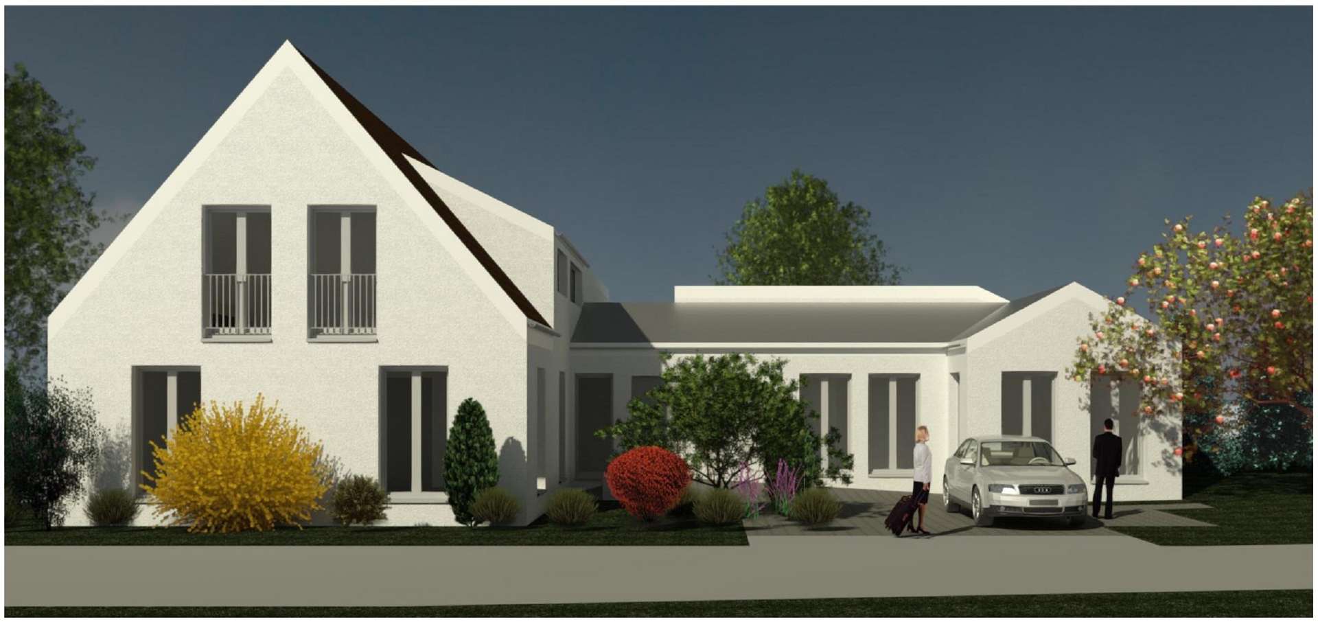 Illustration Umbau Illustration Umbau - Doppelhaushälfte in 01445 Radebeul mit 134m² kaufen