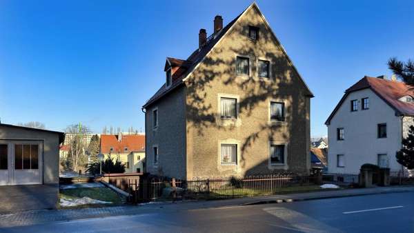 Straßenansicht - Zweifamilienhaus in 02681 Wilthen mit 162m² kaufen