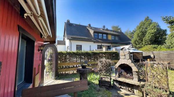 Gartenansicht - Doppelhaushälfte in 02625 Bautzen mit 115m² kaufen