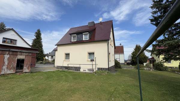 Gartenansicht - Einfamilienhaus in 01904 Steinigtwolmsdorf mit 93m² kaufen