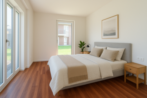 Schlafzimmerbeispiel - Erdgeschosswohnung in 04720 Döbeln mit 133m² mieten