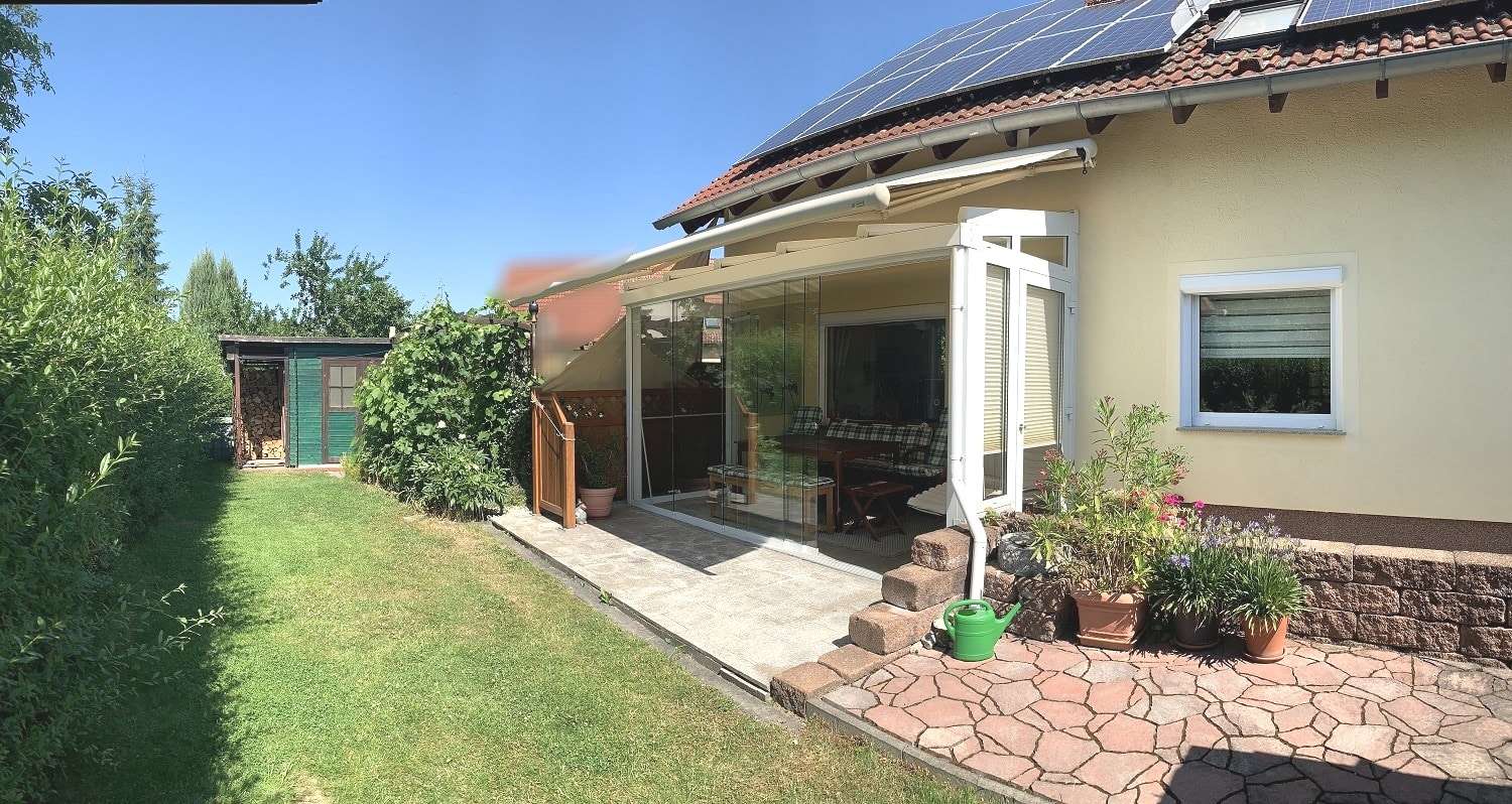 Gartenansicht - Einfamilienhaus in 04703 Leisnig mit 124m² kaufen