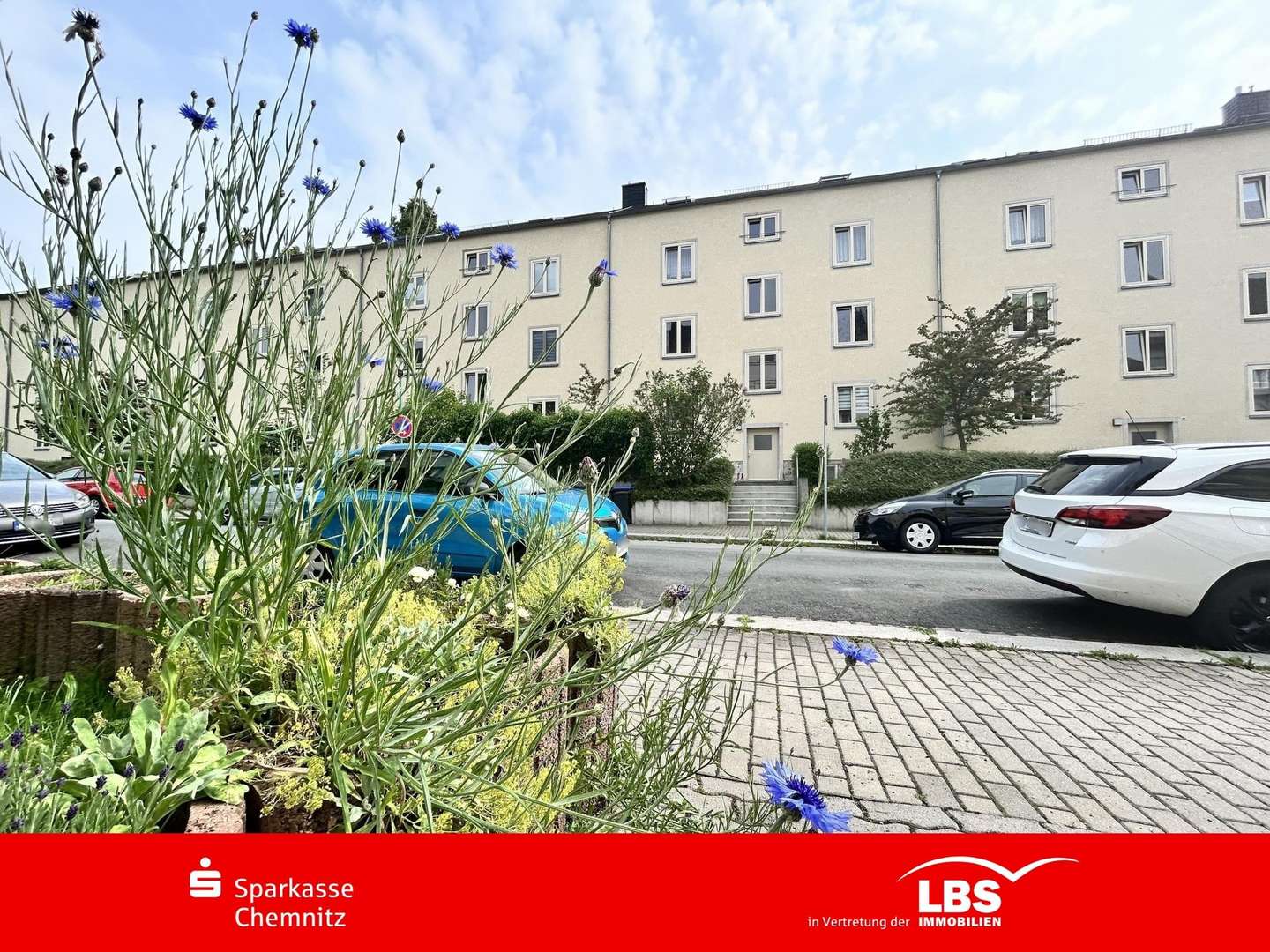 Ansicht Straßenseite Ansicht Straßenseite - Appartement in 09130 Chemnitz mit 52m² kaufen