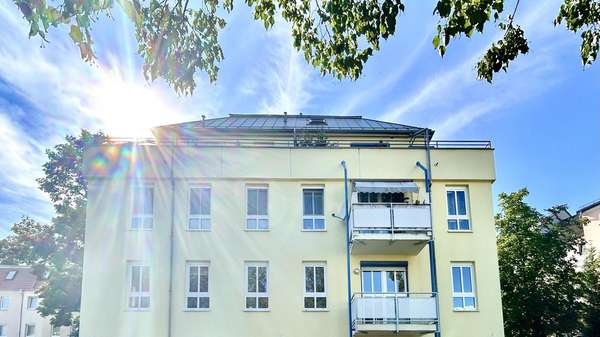 Außenansicht  Hofseite - Maisonette-Wohnung in 09120 Chemnitz mit 82m² kaufen