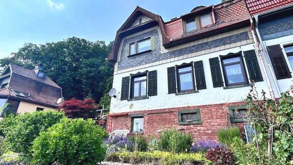 Vorgarten Vorgarten - Doppelhaushälfte in 09337 Hohenstein-Ernstthal mit 73m² kaufen