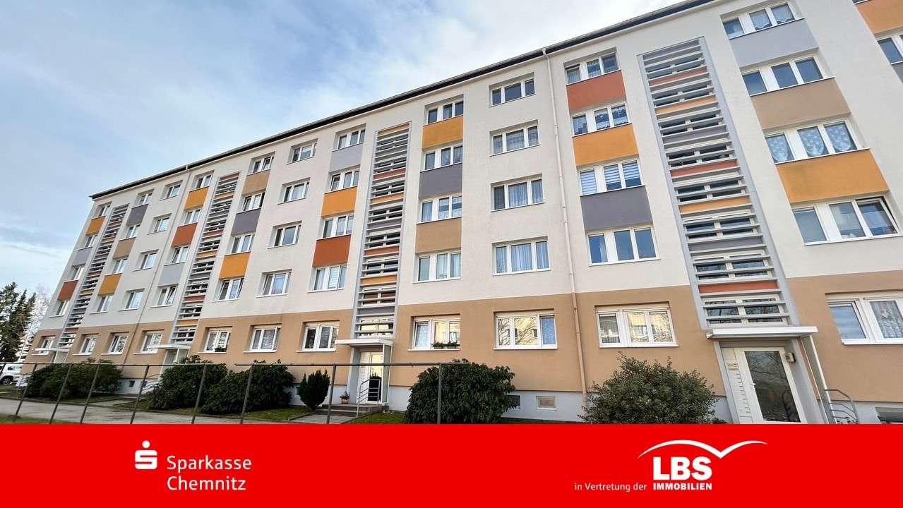 Hausansicht Hausansicht - Erdgeschosswohnung in 09212 Limbach-Oberfrohna mit 46m² kaufen