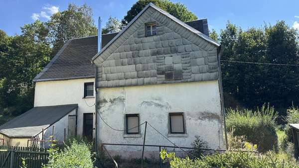 Gartenansicht - Einfamilienhaus in 09514 Lengefeld mit 133m² kaufen