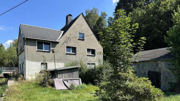 Gartenansicht - Einfamilienhaus in 09514 Lengefeld mit 133m² kaufen