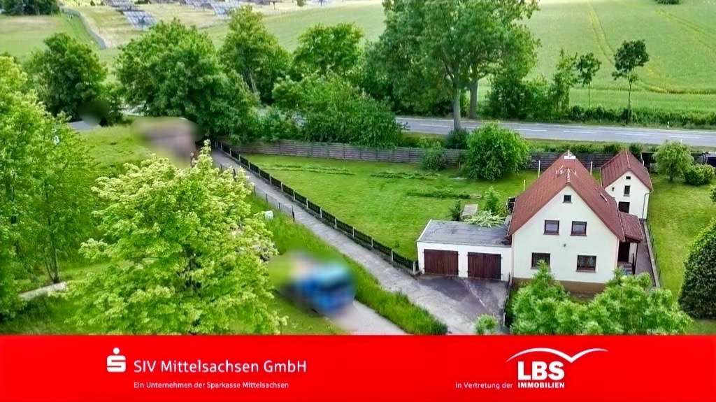 Luftbild Außenansicht - Einfamilienhaus in 09322 Penig mit 88m² kaufen
