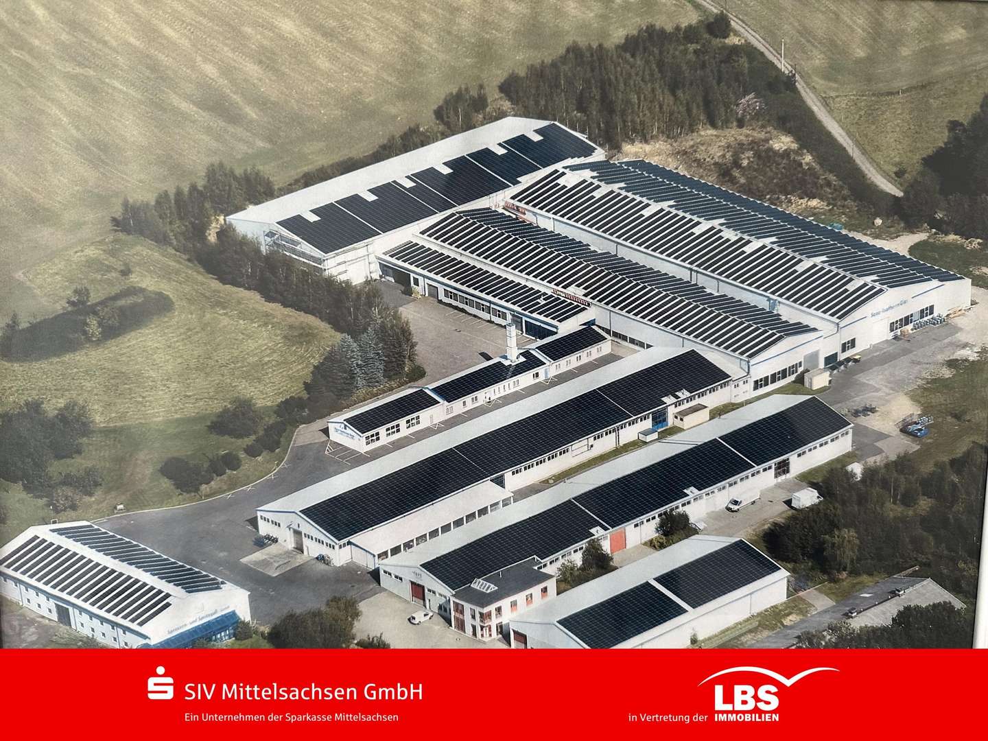Luftaufnahme - Halle in 09618 Brand-Erbisdorf mit 2830m² mieten