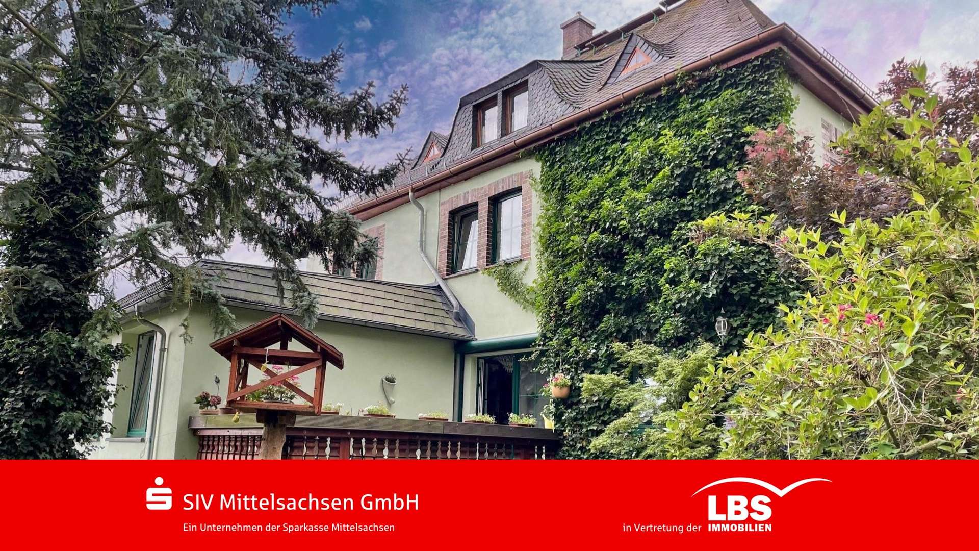 Rückansicht  - Zweifamilienhaus in 09328 Lunzenau mit 210m² kaufen