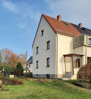 Außenansicht Außenansicht - Doppelhaushälfte in 08064 Zwickau mit 90m² kaufen
