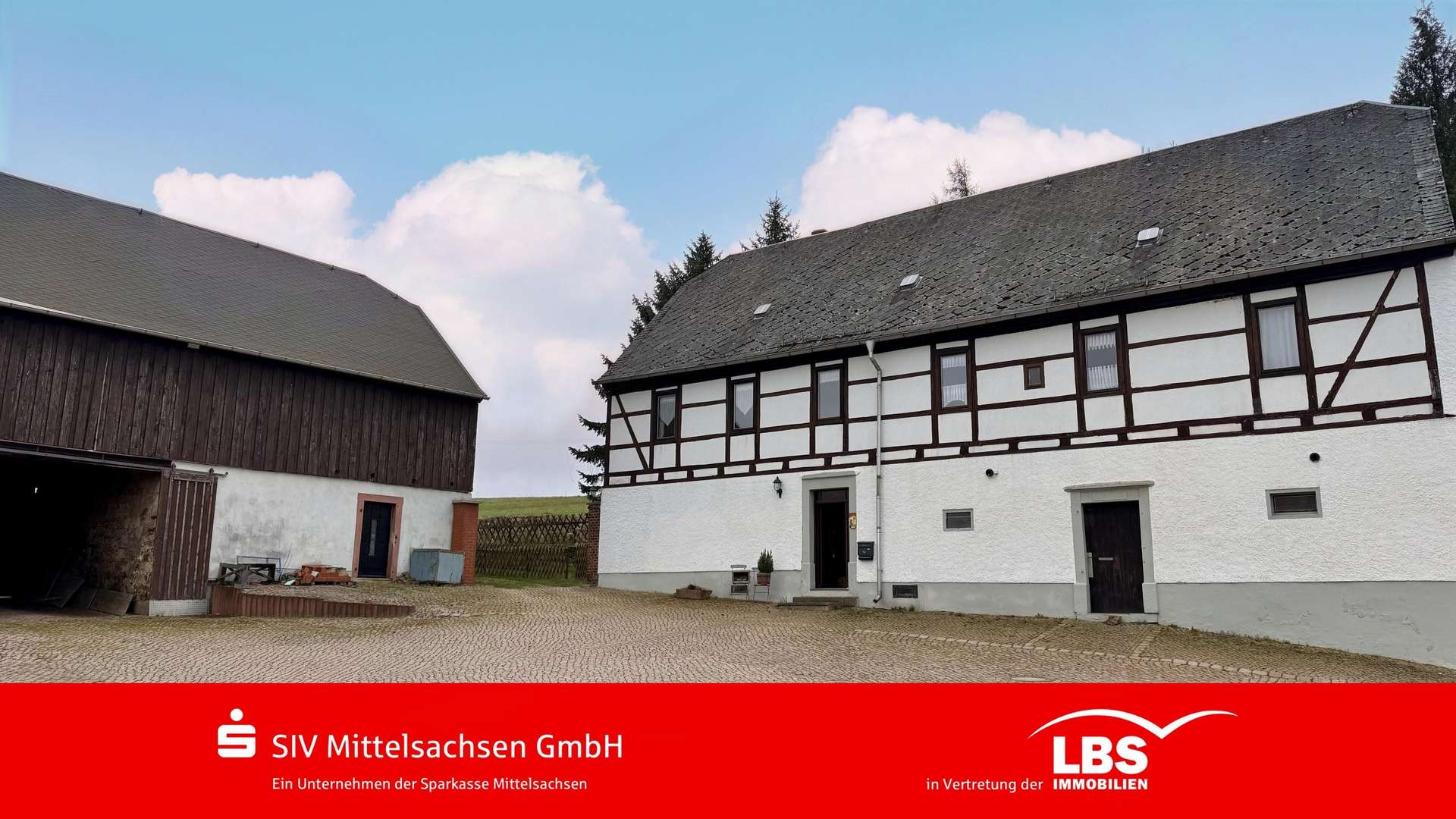 Hofansicht - Bauernhaus in 09648 Mittweida mit 100m² kaufen