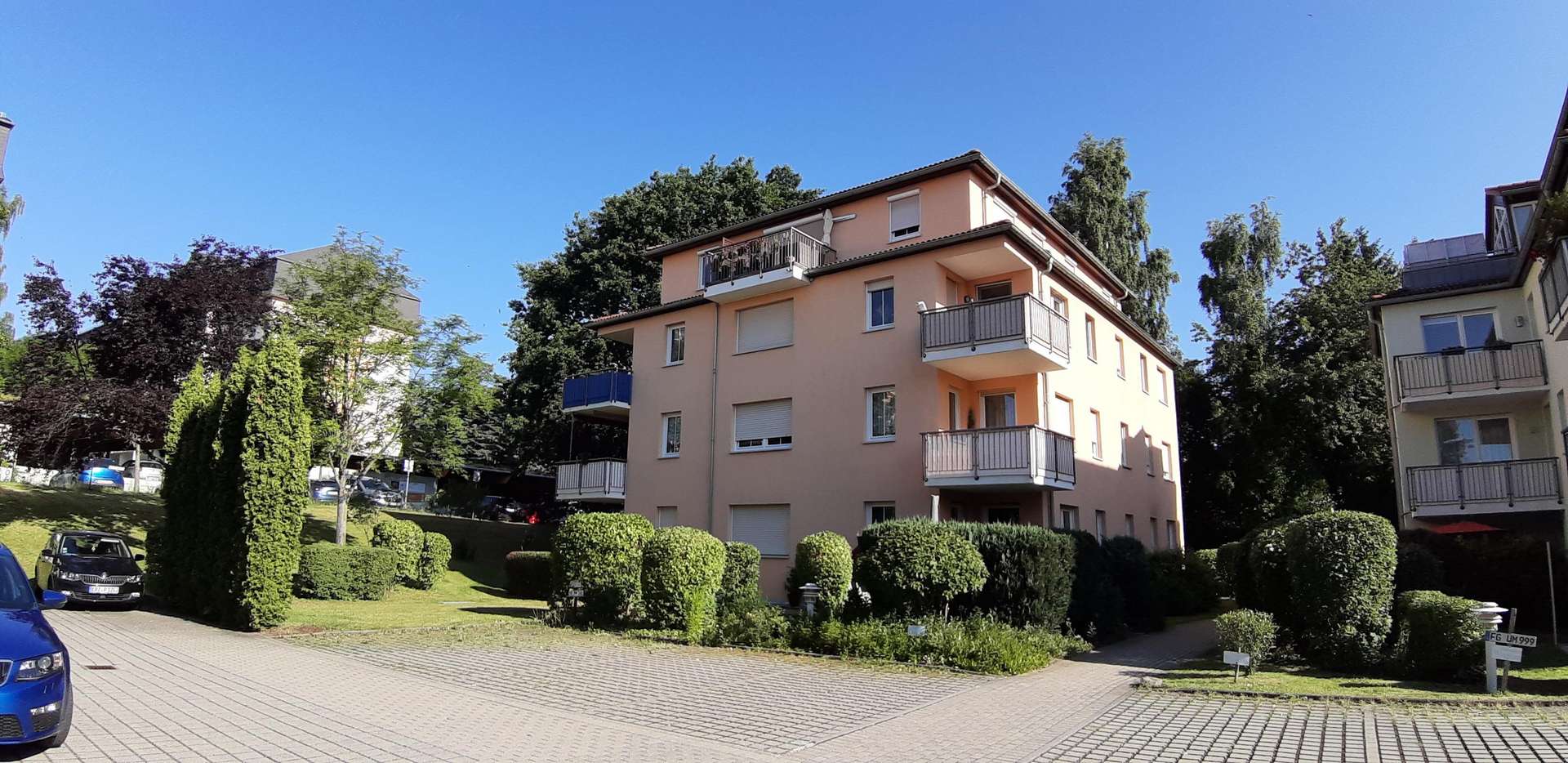 Hausansicht Hausansicht - Dachgeschosswohnung in 09599 Freiberg mit 55m² mieten