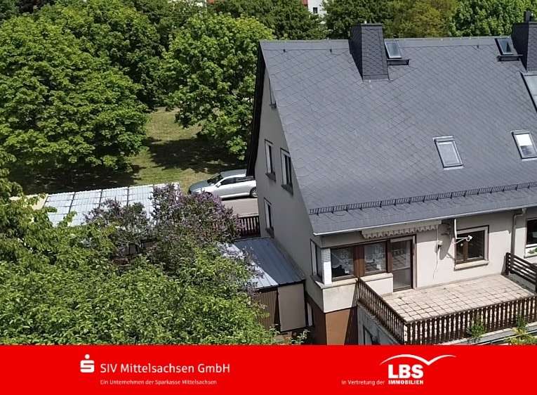 Außenansicht Außenansicht - Doppelhaushälfte in 09661 Hainichen mit 120m² kaufen