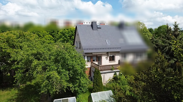 Ansicht mit Terrasse Ansicht mit Terrasse - Doppelhaushälfte in 09661 Hainichen mit 120m² kaufen