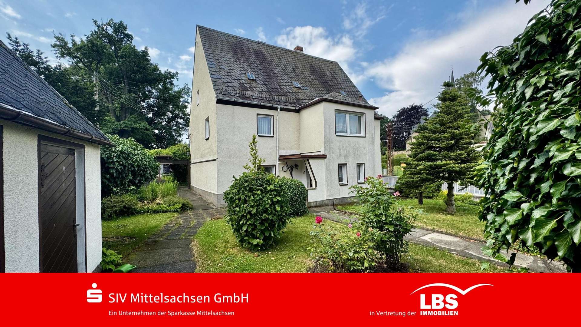 Außenansicht Wohnhaus Außenansicht Wohnhaus - Landhaus in 09241 Mühlau mit 100m² kaufen