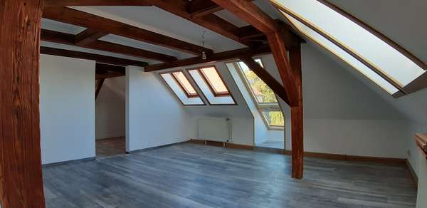 Wohnzimmer Wohnzimmer - Dachgeschosswohnung in 09599 Freiberg mit 49m² mieten