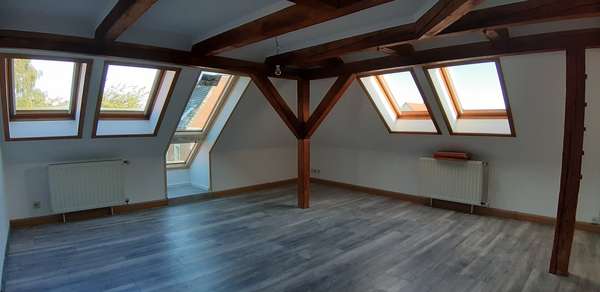 Wohnzimmer Wohnzimmer - Dachgeschosswohnung in 09599 Freiberg mit 49m² mieten