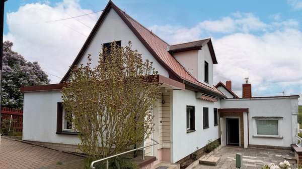 Giebelansicht Giebelansicht - Einfamilienhaus in 09648 Mittweida mit 77m² kaufen