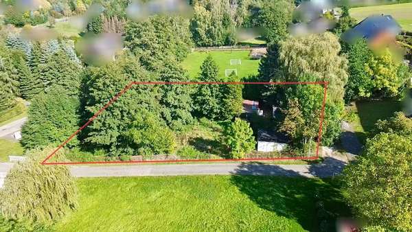 Luftbild - Grundstück in 09236 Claußnitz mit 1251m² kaufen