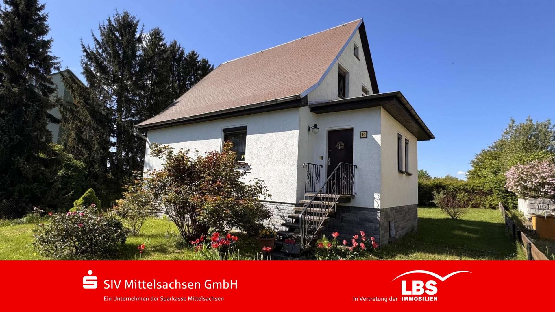 Außenansicht Außenansicht - Einfamilienhaus in 09648 Mittweida mit 110m² kaufen