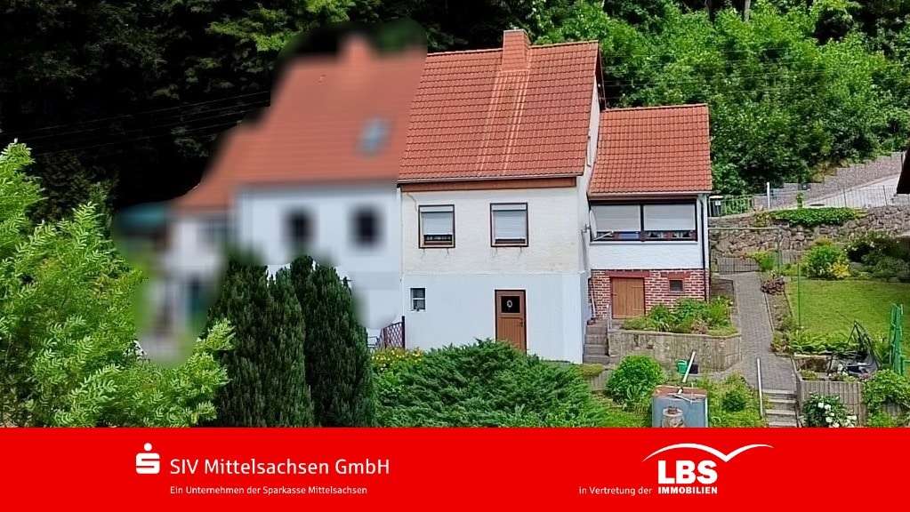Außenansicht Außenansicht - Doppelhaushälfte in 09648 Kriebstein mit 86m² kaufen