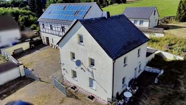 Außenansicht Luftbild Außenansicht Luftbild - Landwirtschaftlicher Betrieb in 09244 Lichtenau mit 150m² kaufen