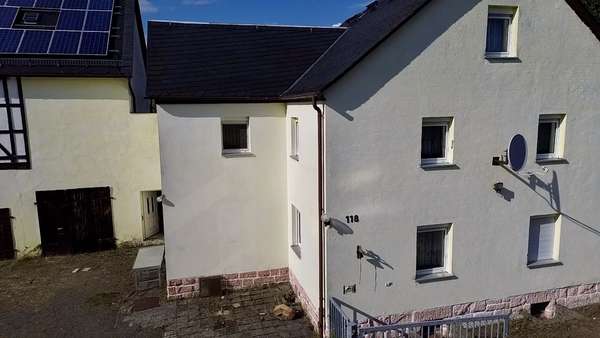 Außenansicht Luftbild Außenansicht Luftbild - Landwirtschaftlicher Betrieb in 09244 Lichtenau mit 150m² kaufen