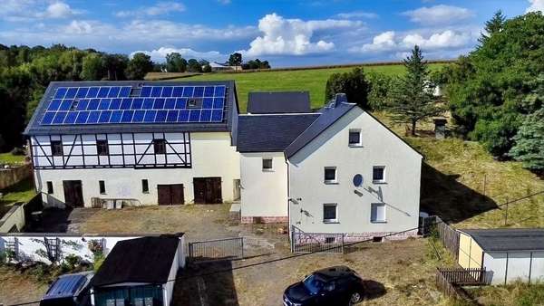 Außenansicht Luftbild Außenansicht Luftbild - Landwirtschaftlicher Betrieb in 09244 Lichtenau mit 150m² kaufen